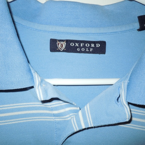 The Players Championship TPC Sawgrass Oxford Golf Polo Shirt Mens XL Blue White - Picture 5 of 10